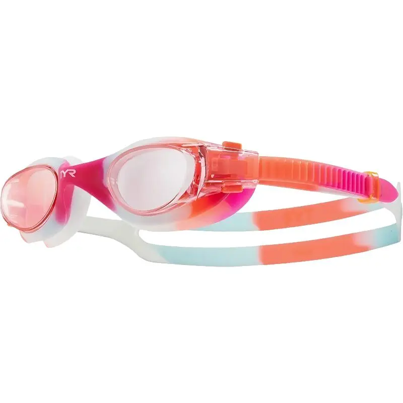 Очки для плавания TYR Vesi Tie Dye Junior розовый от магазина Супер Спорт