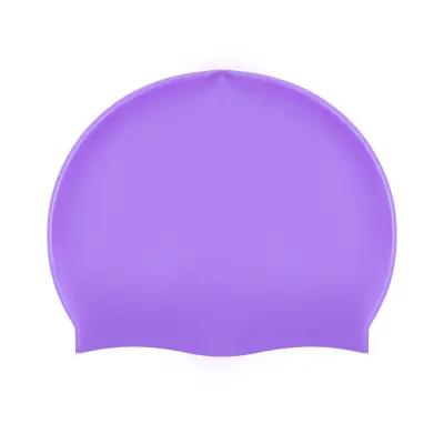 картинка Шапочка для плавания BIG BRO для длинных волос cap-65 фиолетовая 